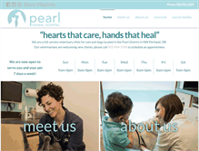 Tablet Screenshot of pearlanimalhospital.com